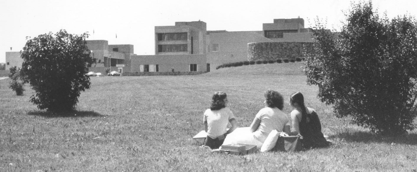 Students on Campus circa 1970
